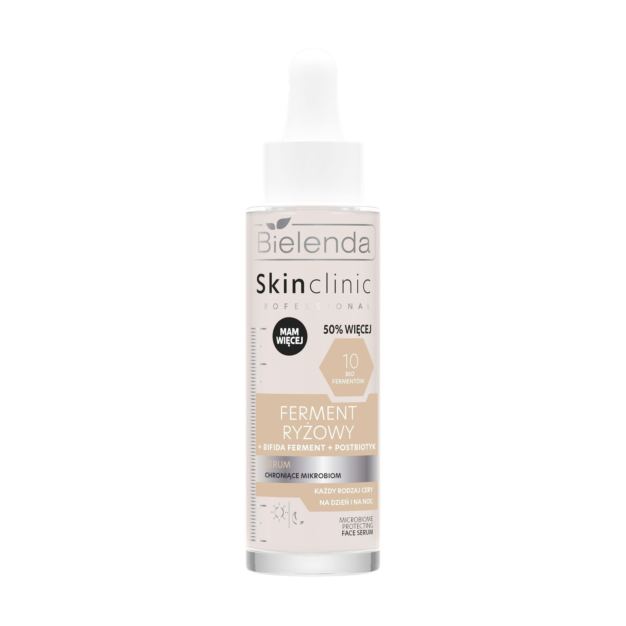 Захисна сироватка для мікробіому обличчя Bielenda Skin Clinic Professional Rice Ferment Serum, 45 мл